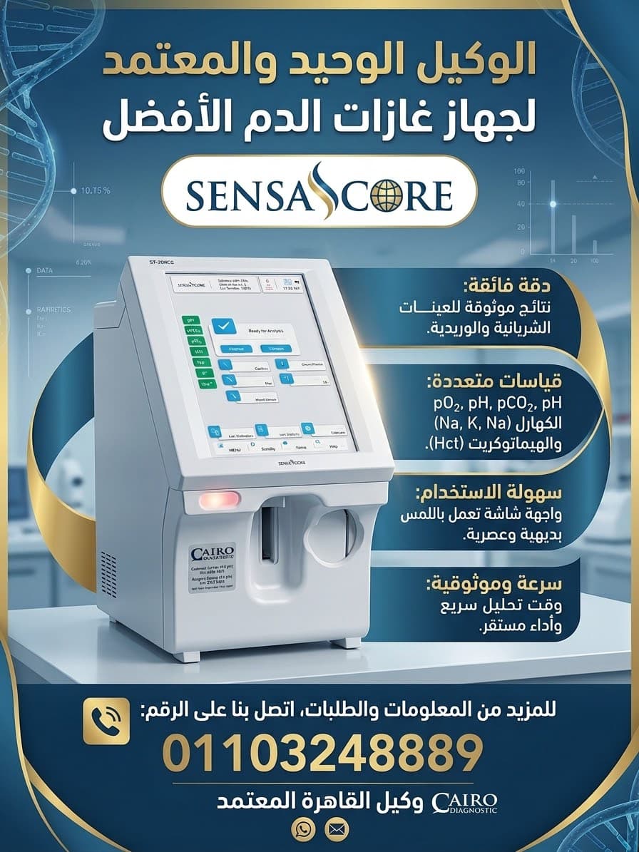 فرصة قوية للبيع – جهاز غازات الدم