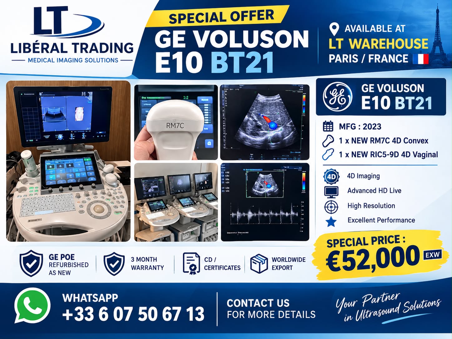 GE VOLUSON E10 BT21 *PREMIUM CONFIGURATION — صورة 1 من 1