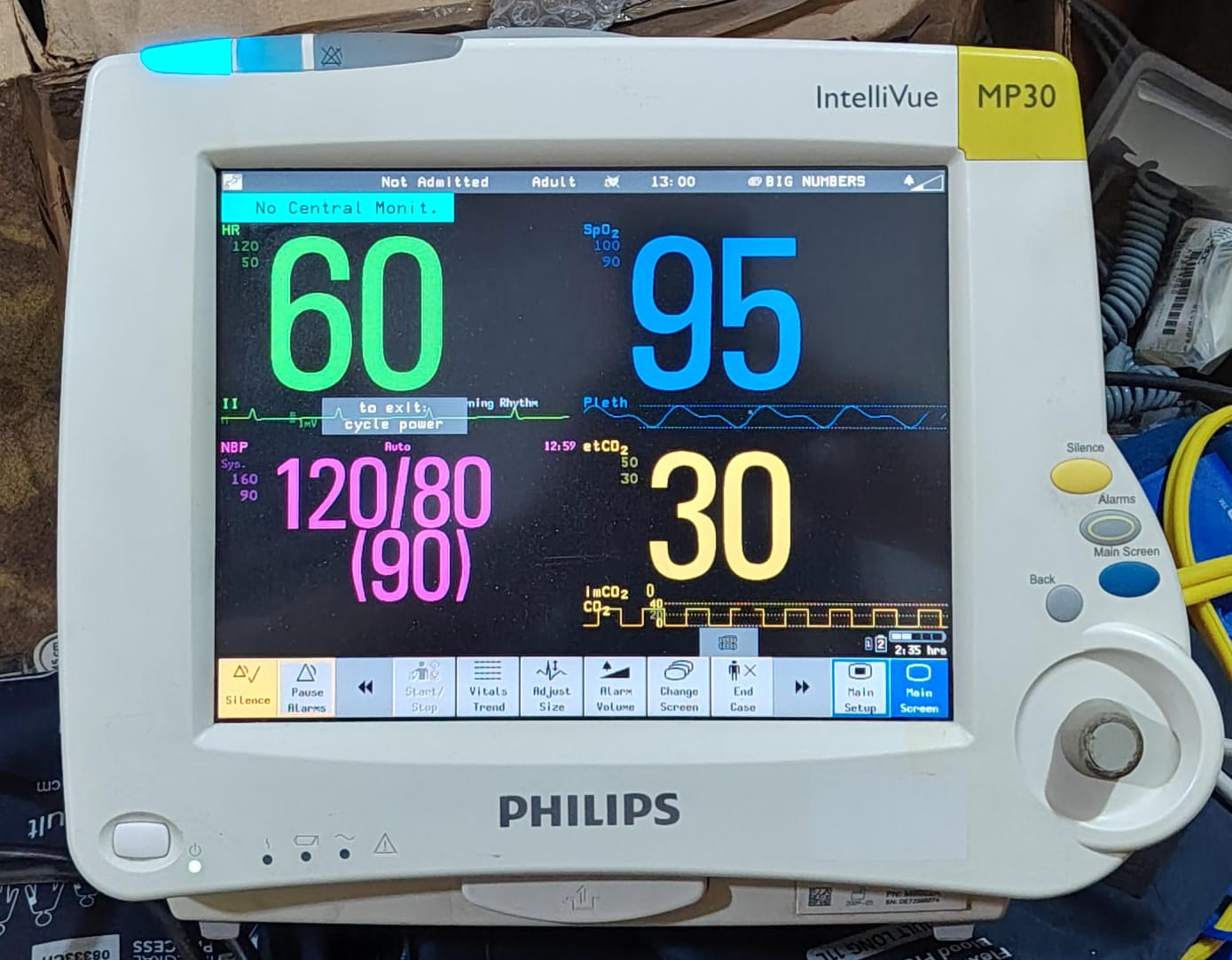 Philips Mp30 Monitor 5 parameters