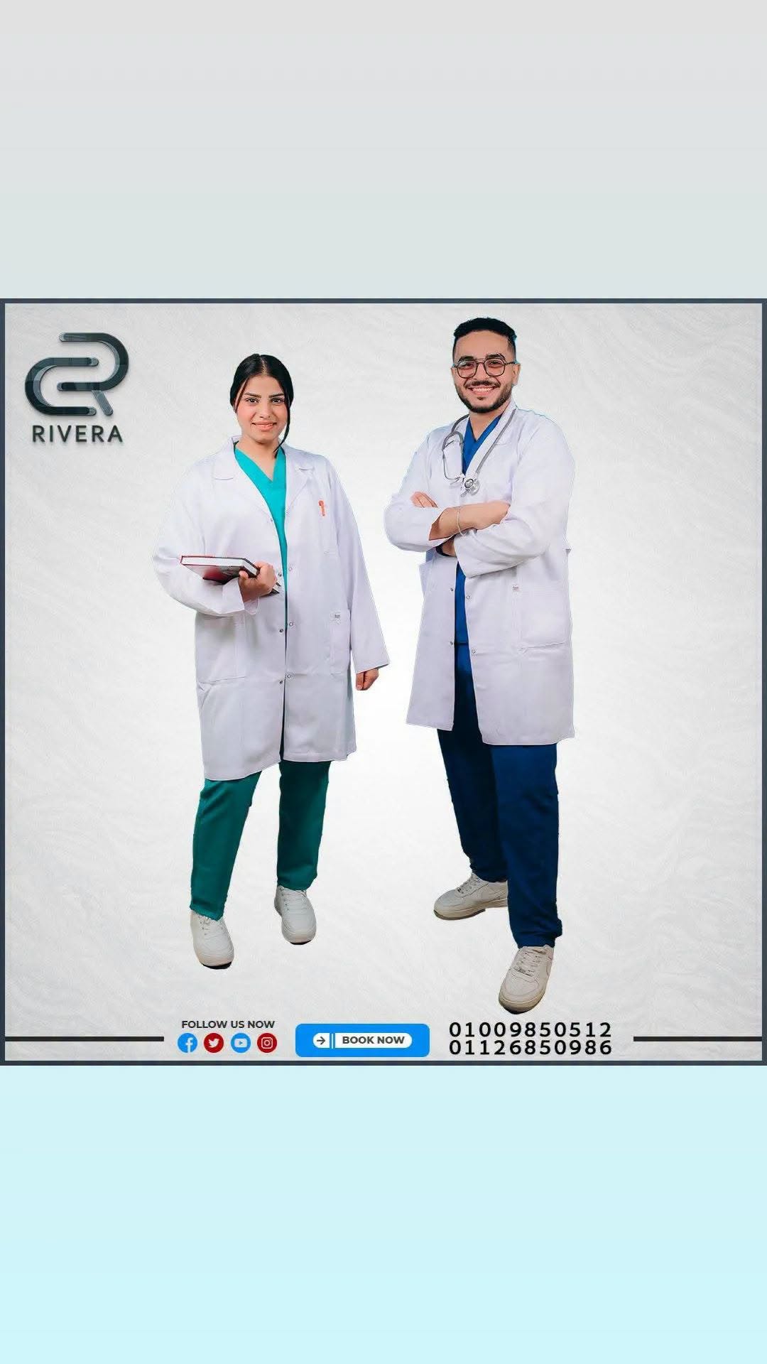 Rivera lab coat اختيارك الصح يبدأ من ريڤيرا — صورة 1 من 1