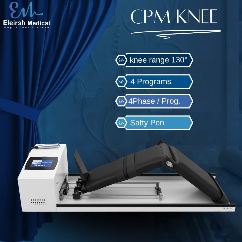 CPM Knee يعمل الجهاز على سرعة استعادة العضلات والمفاصل المصابة لوظائفها في أقل — صورة 1 من 1
